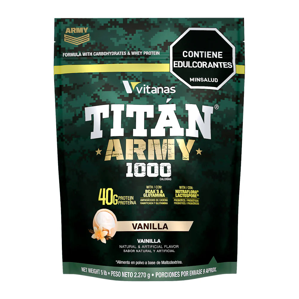 TITAN ARMY 5 LB - PROTEINA HIPERCALORICA