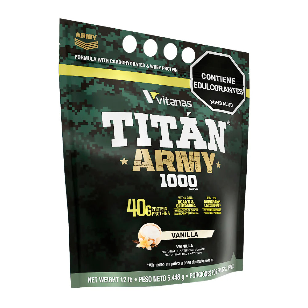 TITAN ARMY 12 LB - PROTEINA HIPERCALORICA