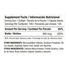 BIOTIN 900 MCG X 100 SOFTGELS