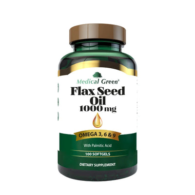 FLAX SEED OIL 1000 MG - OMEGA 3 , 6, 9