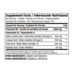 FLAX SEED OIL 1000 MG - OMEGA 3 , 6, 9