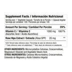 VITAMINA C 1000 MG CON ROSE HIPS